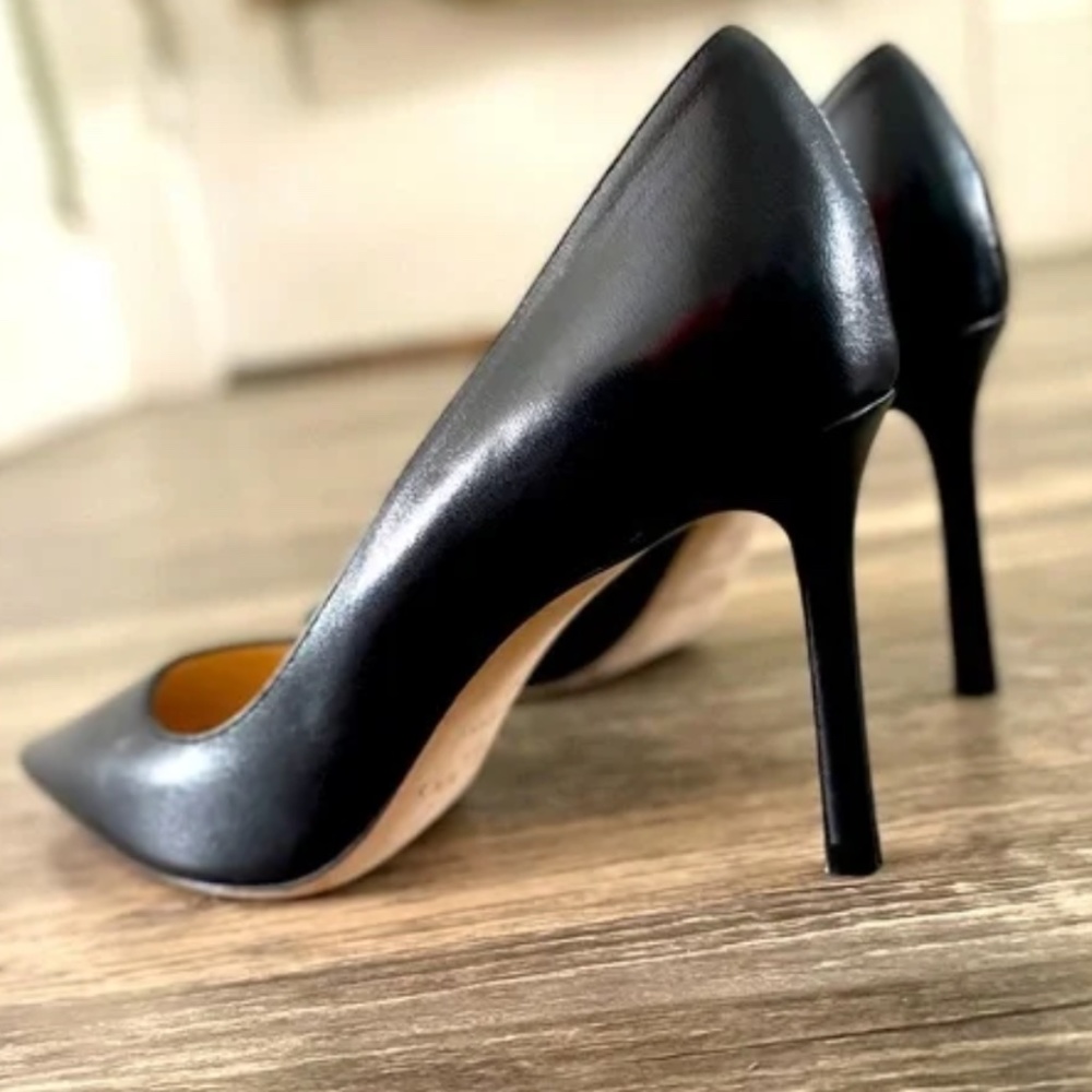 Jimmy Choo Romy 85 Black Kid Leather 36.5 (6.5 US)